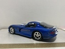 1:18 MAISTO VIPER GTS BLUE WITH WHITE STRIPES [NO BOX] image
