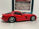 1:18 MAISTO VIPER GTS RED WITH WHITE STRIPES [NO BOX] image