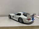 1:18 MAISTO DODGE VIPER GTSR WHITE ON BLACK [NO BOX] image