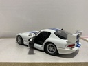 1:18 MAISTO DODGE VIPER GTSR WHITE ON BLACK [NO BOX] image