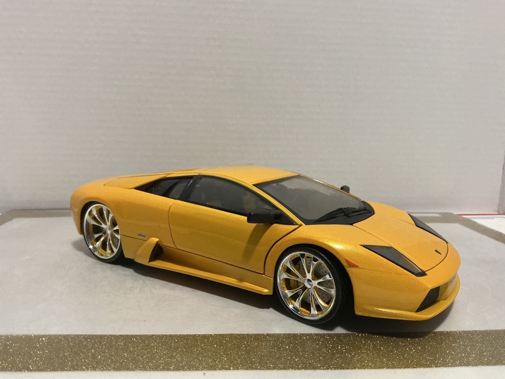 1:18 HOT WHEELS LAMBORGHINI YELLOW/BLACK MURCIELAGO image