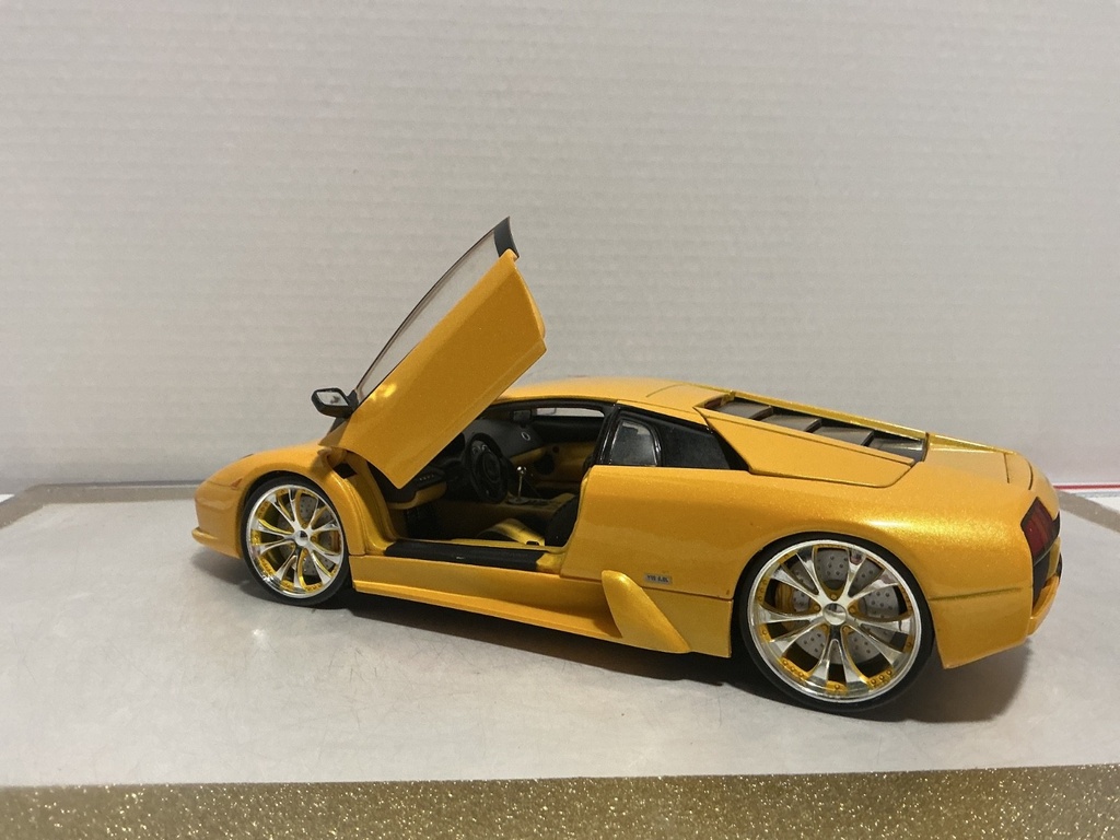 1:18 HOT WHEELS LAMBORGHINI YELLOW/BLACK MURCIELAGO image