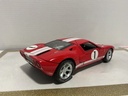 1:18 HOT WHEELS FORD GT40 MK RED ON BLACK [NO BOX] image