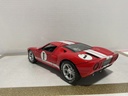 1:18 HOT WHEELS FORD GT40 MK RED ON BLACK [NO BOX] image