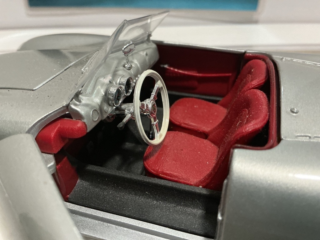 1:18 MAISTO PORSCHE ROADSTER 1948 GREY ON RED [NO BOX] image