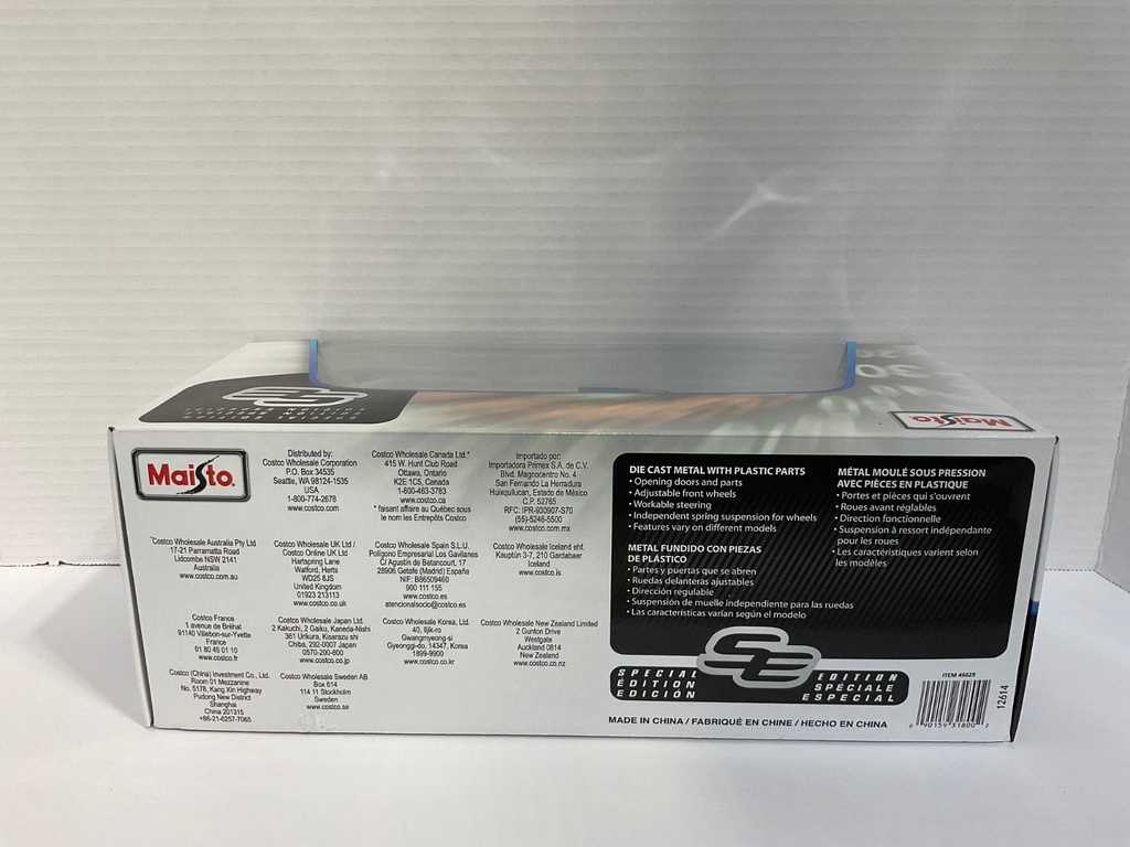 1:18 MAISTO 1979 FORD F150 PICK-UP BLUE WITH WHITE STRIPES image