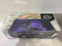 1:18 MAISTO 1971 CHEVROLET CAMARO PURPLE WITH BLACK STRIPES image