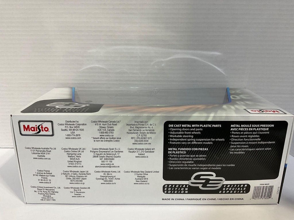 1:18 MAISTO 2025 FORD MUSTANG GTO BLUE image