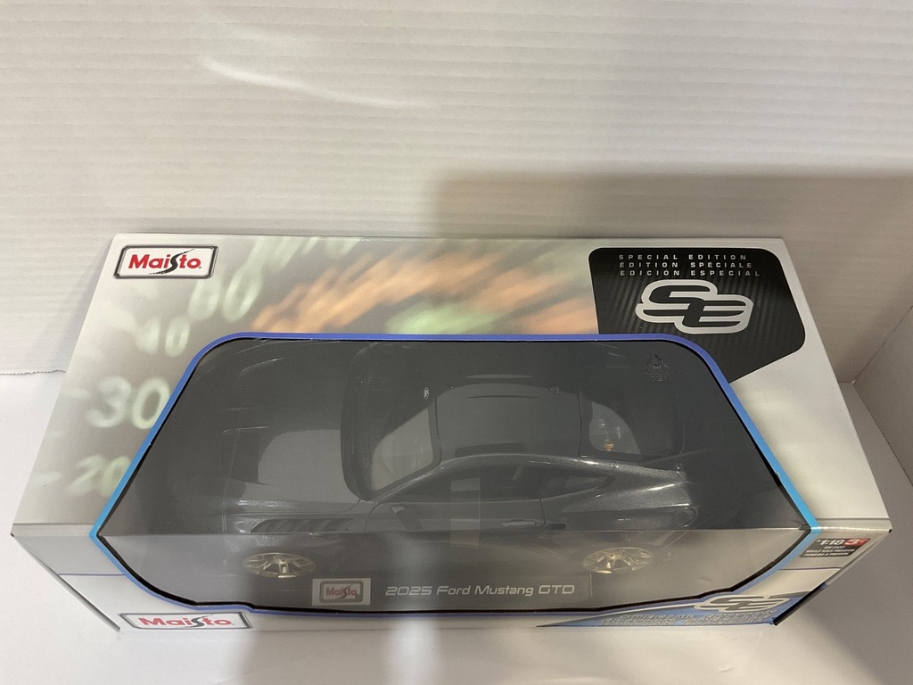 1:18 MAISTO 2025 FORD MUSTANG GTO GREY image
