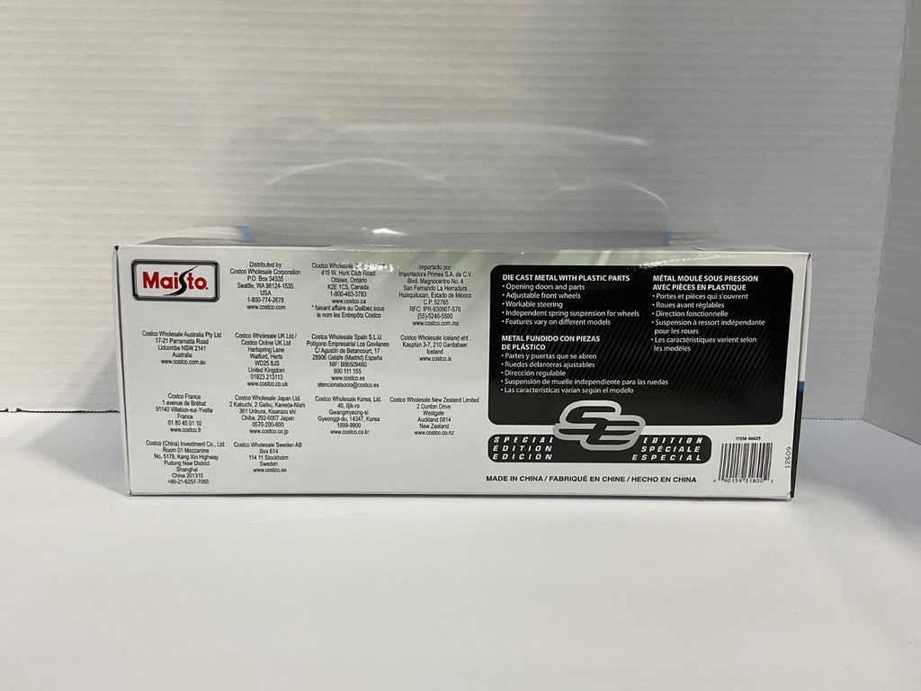1:18 MAISTO 2025 FORD MUSTANG GTO BLUE image