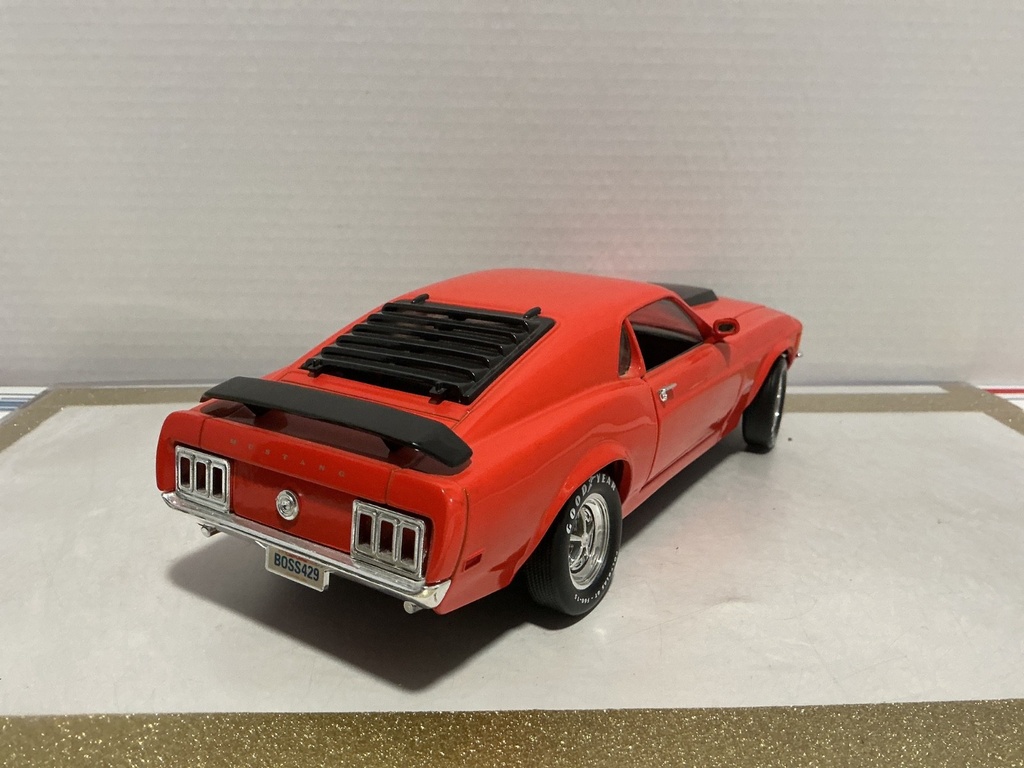 1:18 ERTL 1970 FORD MUSTANG  BOSS 429 ORANGE / BLACK  [NO BOX] image