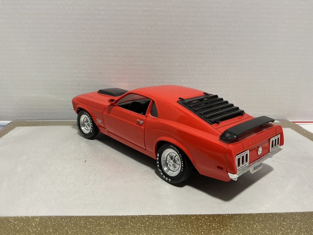1:18 ERTL 1970 FORD MUSTANG  BOSS 429 ORANGE / BLACK  [NO BOX] image