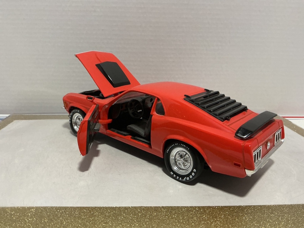 1:18 ERTL 1970 FORD MUSTANG  BOSS 429 ORANGE / BLACK  [NO BOX] image