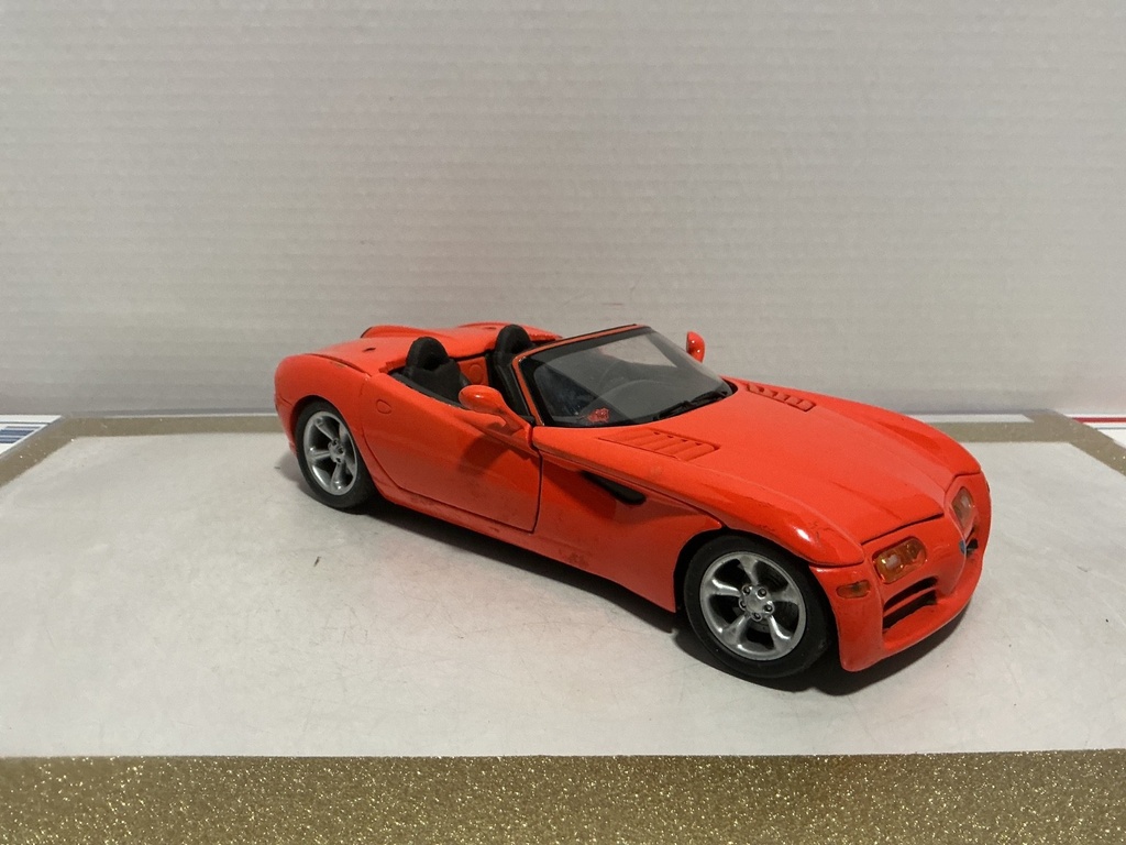 1:18 ANSON DODGE CONCEPT CAR ORANGE ON BLACK #2 [NO BOX] image