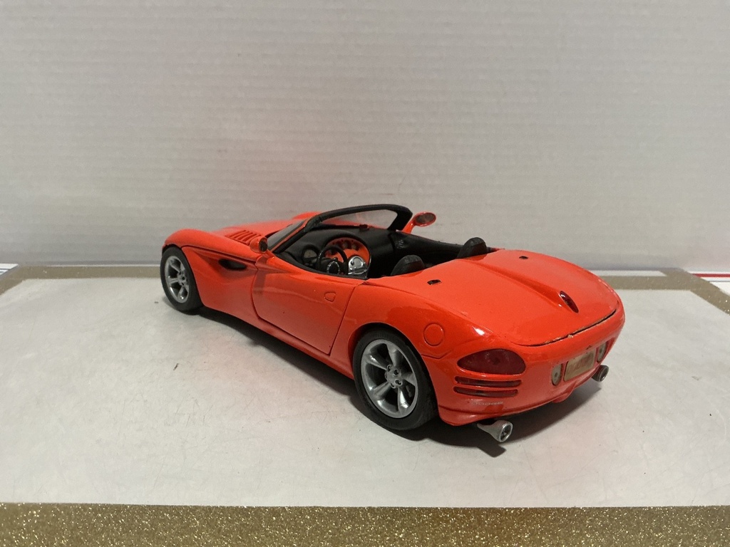 1:18 ANSON DODGE CONCEPT CAR ORANGE ON BLACK #2 [NO BOX] image
