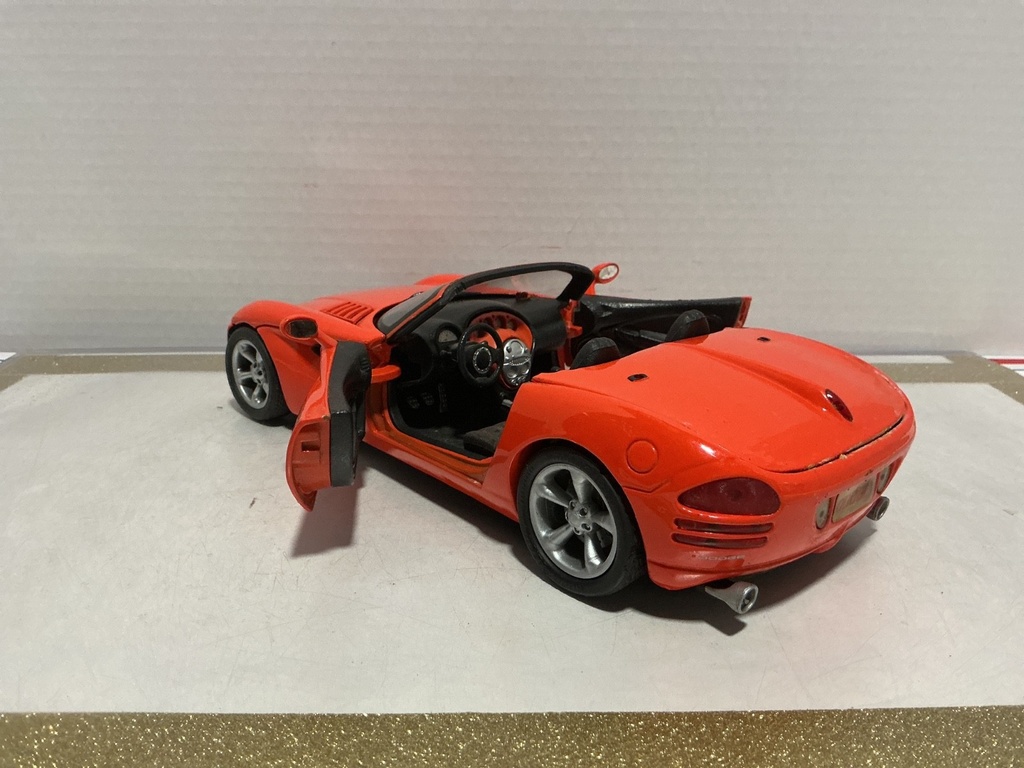 1:18 ANSON DODGE CONCEPT CAR ORANGE ON BLACK #2 [NO BOX] image