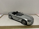1:18 MAISTO DODGE VIPER GRAY ON BLACK [NO BOX] image