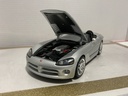 1:18 MAISTO DODGE VIPER GRAY ON BLACK [NO BOX] image