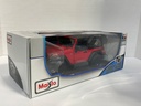 1:18 MAISTO 2014 JEEP WRANGLER RED AND BLACK image