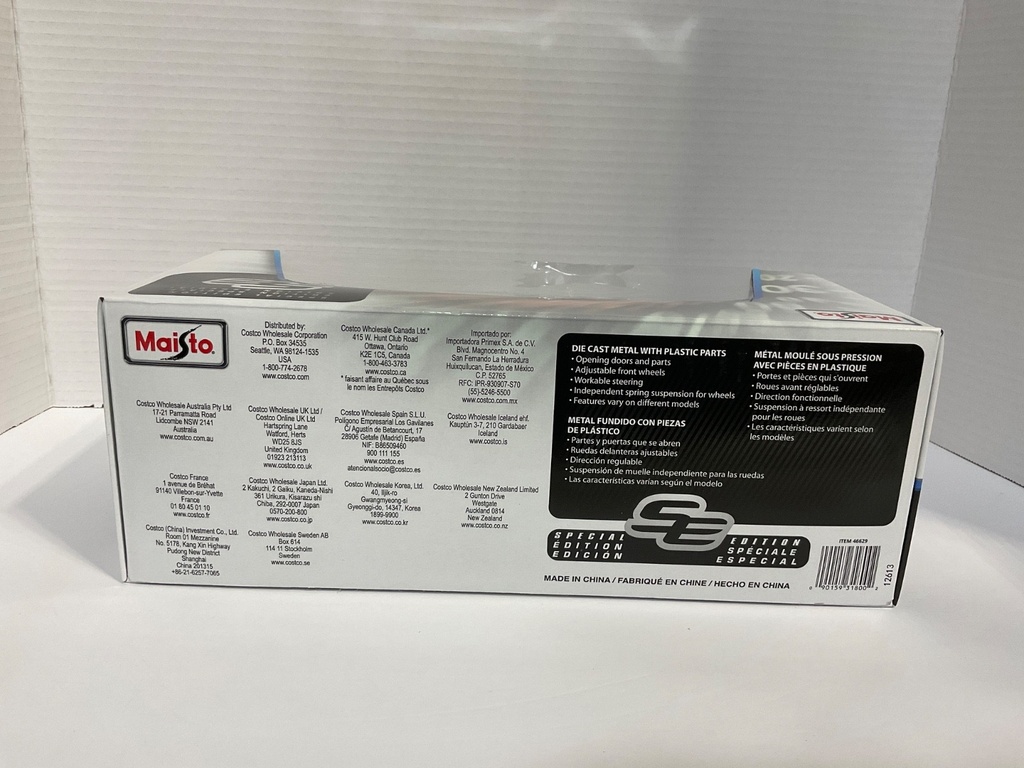 1:18 MAISTO 1969 DODGE CHARGER R/T BLACK image