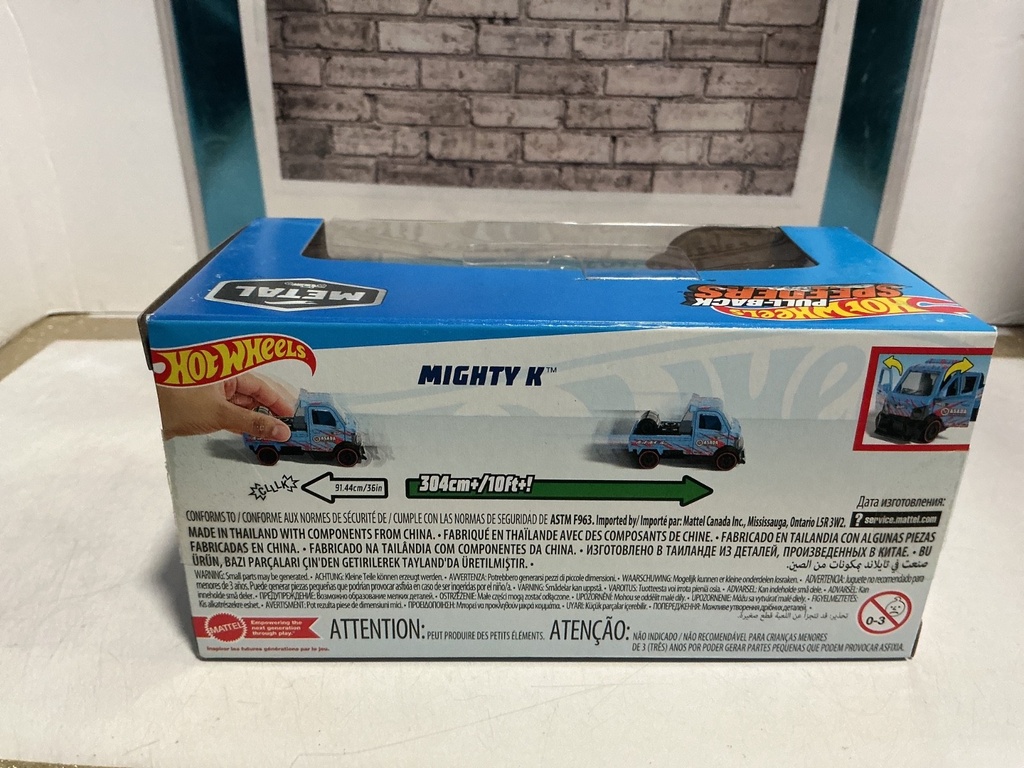 HOTWHEELS - PULL-BACK SPEEDERS MIGHTY K image