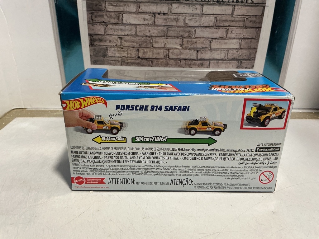 HOTWHEELS PULL-BACK SPEEDERS - PORSCHE 914 SAFARI image