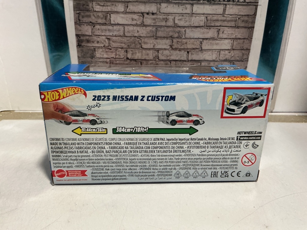 HOTWHEELS PULL-BACK SPEEDERS - 2023 NISSAN Z CUSTOM image