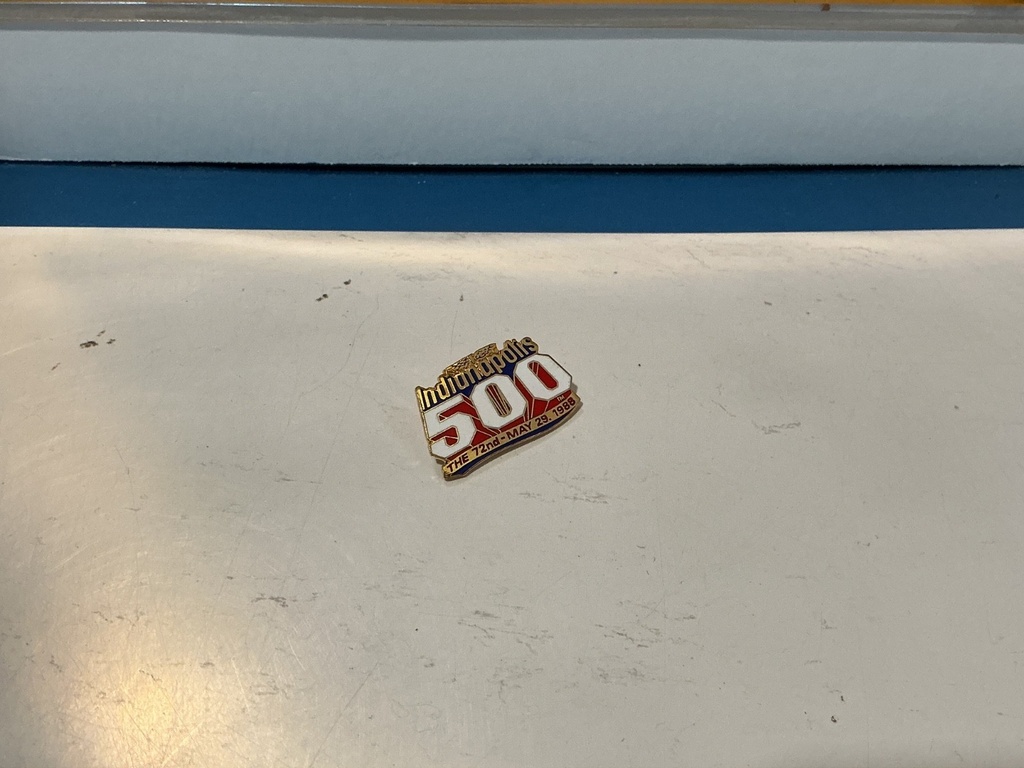 Vintage Formula 1 , Nascar , Rally Car and Road Racing Shirt Jacket Pin image