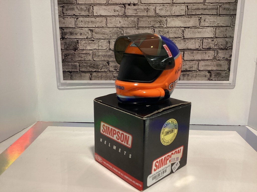 SIMPSON RACING HELMET MICHAEL WALTRIP SIGNATURE EDITION image