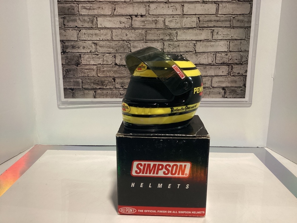 SIMPSON RACING HELMET ROBERTO GUERRERO SIGNATURE image