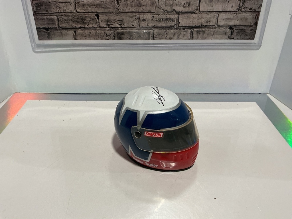 SIMPSON RACING HELMET WAYNE TAYLOR SIGNATURE EDITION image