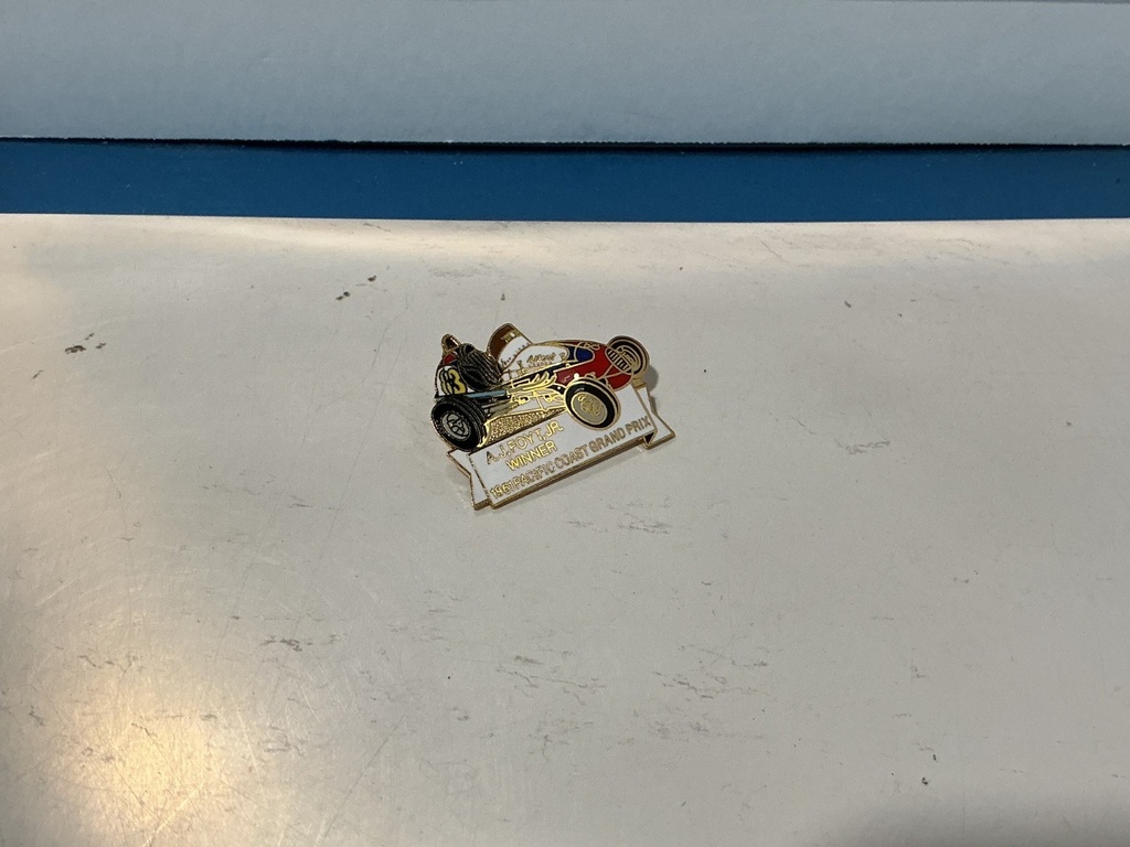 Vintage Formula 1 , Nascar , Rally Car and Road Racing Shirt Jacket Pin image