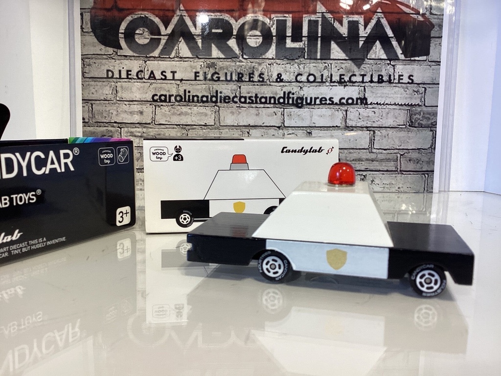 Candylab Wooden Sheriff Car Collectable image