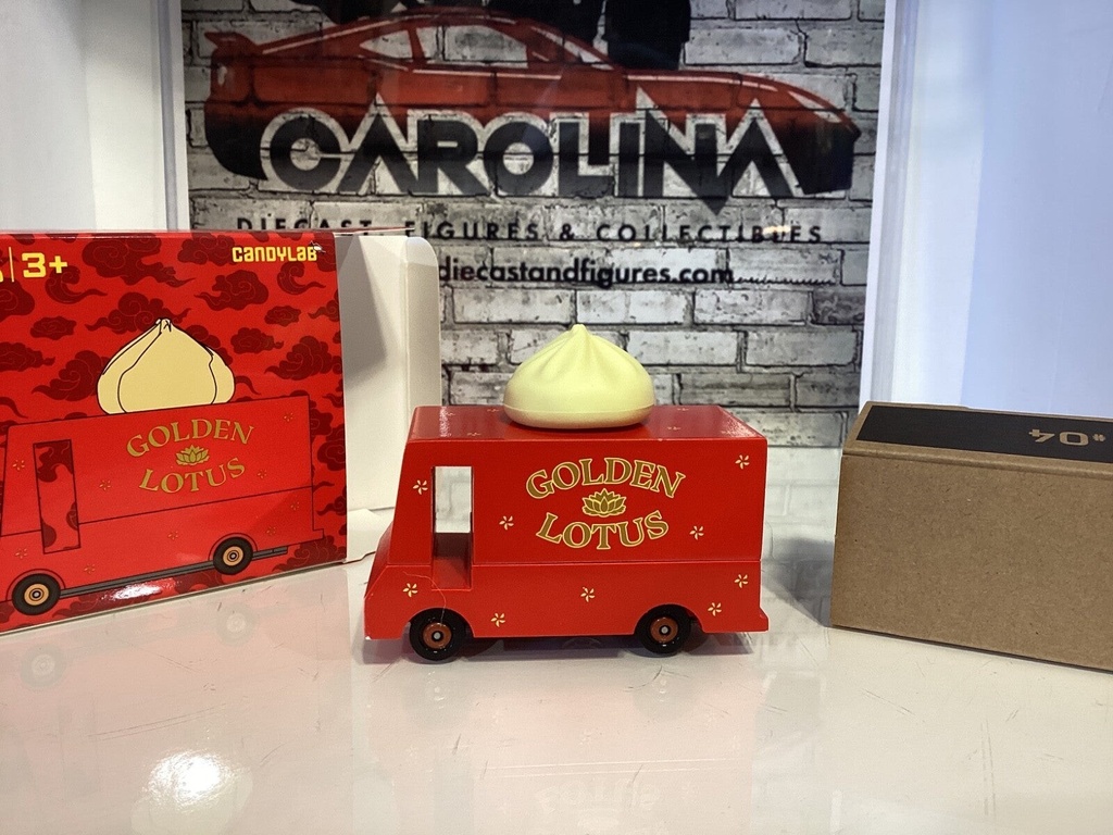 Candylab GOLDEN LOTUS Wooden Car Collectable image