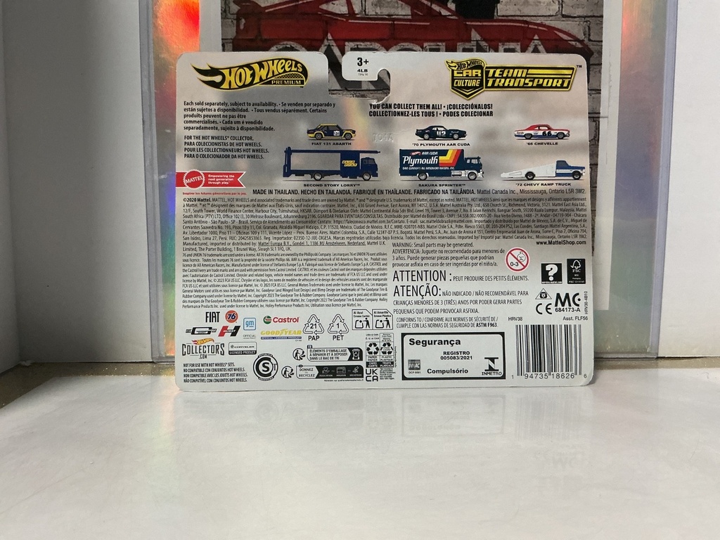 HOTWHEELS - ‘70 PLYMOUTH AAR CUDA & SAKURA SPRINTER image
