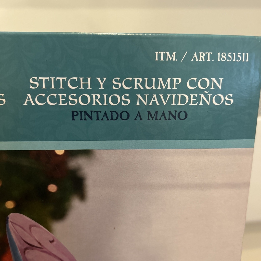 Holiday Stitch and Scrump Statue by Jim Shore, Christmas Decoration NEW image
