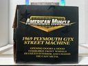 1:18 AMERICAN MUSCLE 1969 PLYMOUTH STREET MACHINE BRONZE OVER BLACK image