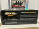 1:18 AMERICAN MUSCLE 1970 DODGE CHARGER R/T ORANGE ON BLACK image