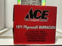 1:18 ERTL 60TH ANNIVERSARY 1971 PLYMOUTH BARRACUDA RED / BLACK image