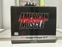 1:18 AUTO WORLD MCACN 1970 DODGE CHARGER R/T WHITE ON BLACK image