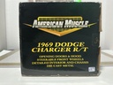 1:18 ERTL 1969 DODGE CHARGER R/T SILVER ON BLACK image