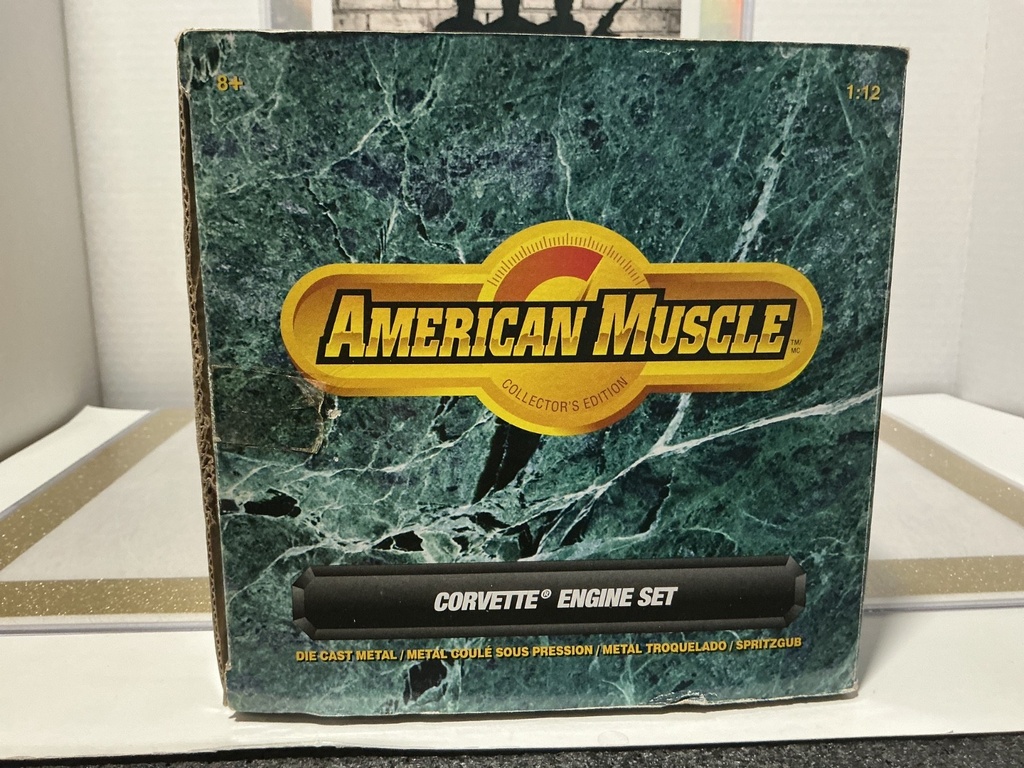 1:12 ERTL CORVETTE ENGINE SET - 1957 - 1967 - 1997 [BOX DAMAGED] image
