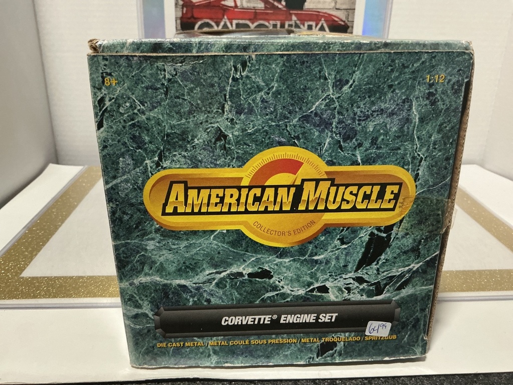 1:12 ERTL CORVETTE ENGINE SET - 1957 - 1967 - 1997 [BOX DAMAGED] image