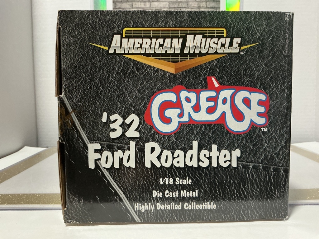 1:18 ERTL GREASE ‘32 FORD ROADSTER BLACK ON BLACK image