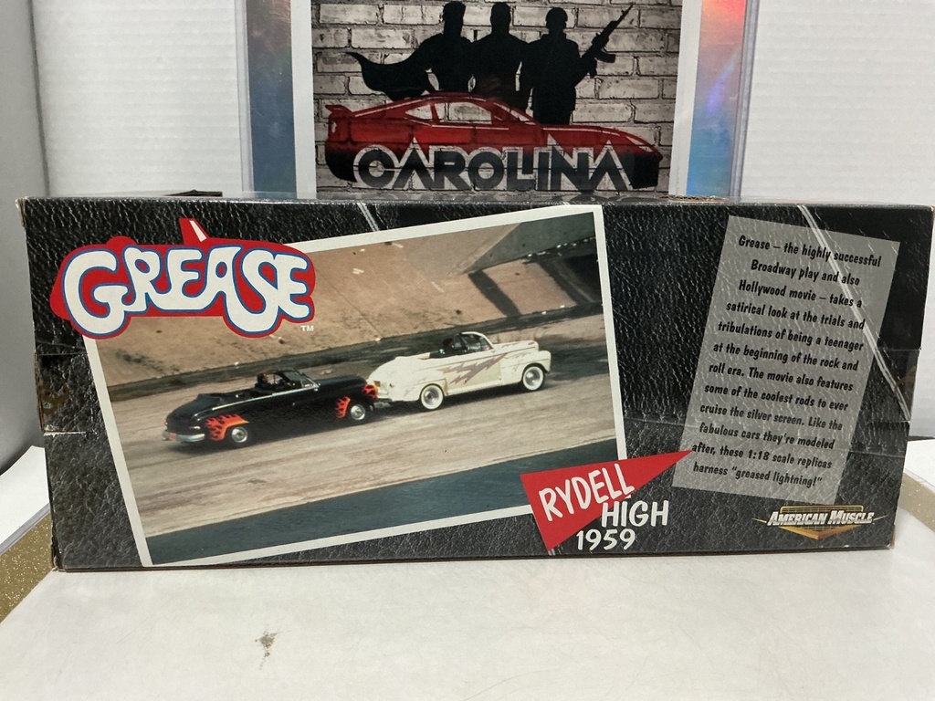 1:18 ERTL GREASE ‘32 FORD ROADSTER BLACK ON BLACK image
