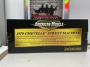 1:18 ERTL 1970 CHEVELLE STREET MACHINE BLACK ON BLACK image