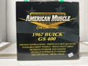 1:18 ERTL / AMERICAN MUSCLE 1967 BUICK GS 400 RED ON BLACK image