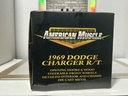 1:18 ERTL WHITE ON BLACK 1969 DODGE CHARGER R/T LIMITED EDITION image