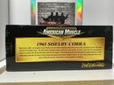 1:18 ERTL 10TH ANNIVERSARY 1965 SHELBY COBRA RED ON BLACK image
