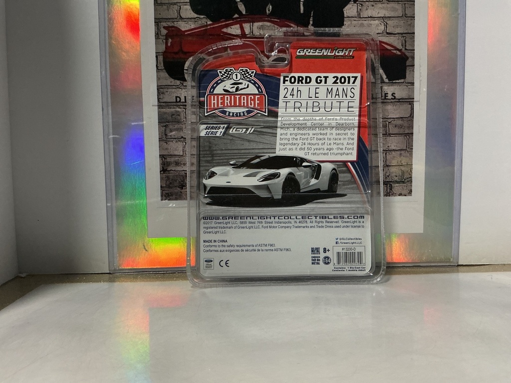 1/64 GREENLIGHT - HERITAGE RACING - 2017 Ford GT image